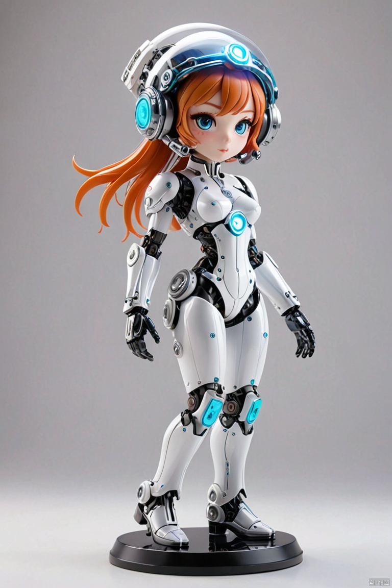 Pixar style, Blind box toy style, (full-body shot) , transparent mechanical nurse doll, Transparent mecha, Exquisite nurse hat, Luminous goggles, Colorful neon lights, High-tech mechanical parts, Metal body, Detailed mechanical metal design, bright colors, Dynamic glow, Reflective metal surface, bright environment, dynamic poses, Exquisite presence, skill improved, interlocking mechanical gears, Stylish design, motion blur effect, Detailed metal processing, Sci-fi atmosphere, Streamlined aerodynamic shape, Laser scanning pattern, Holographic projection, LED light track, beautiful and unforgettable, Advanced sensors, complex algorithm, Ominous and mysterious atmosphere, electric spark, Shiny chrome plating, Propulsion systems of the future, Clean, White background, (global illumination, Ray tracing, high dynamic range, Unreal rendering,Reasonable design, high detail, ultra high definition, light),Chibi,locomotive,3d style, (best quality, masterpiece, Representative work, official art, Professional, Ultra intricate detailed, 8k:1.3)