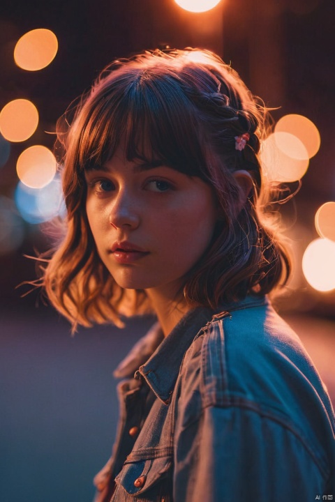 girl, by Ralph McQuarrie and Brandon Woelfel, cinematic photo, 35mm photograph, film, bokeh, 4k, 8K, (masterpiece, best quality, perfect composition, very aesthetic, absurdres, ultra-detailed, intricate details, Professional, official art, Representative work:1.3)