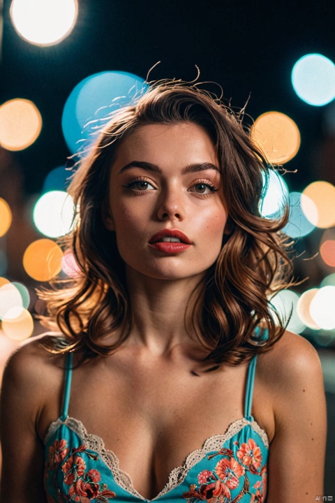 girl, by Bunny Yeager and Brandon Woelfel, cinematic photo, 35mm photograph, film, bokeh, 4k, 8K, (masterpiece, best quality, perfect composition, very aesthetic, absurdres, ultra-detailed, intricate details, Professional, official art, Representative work:1.3)