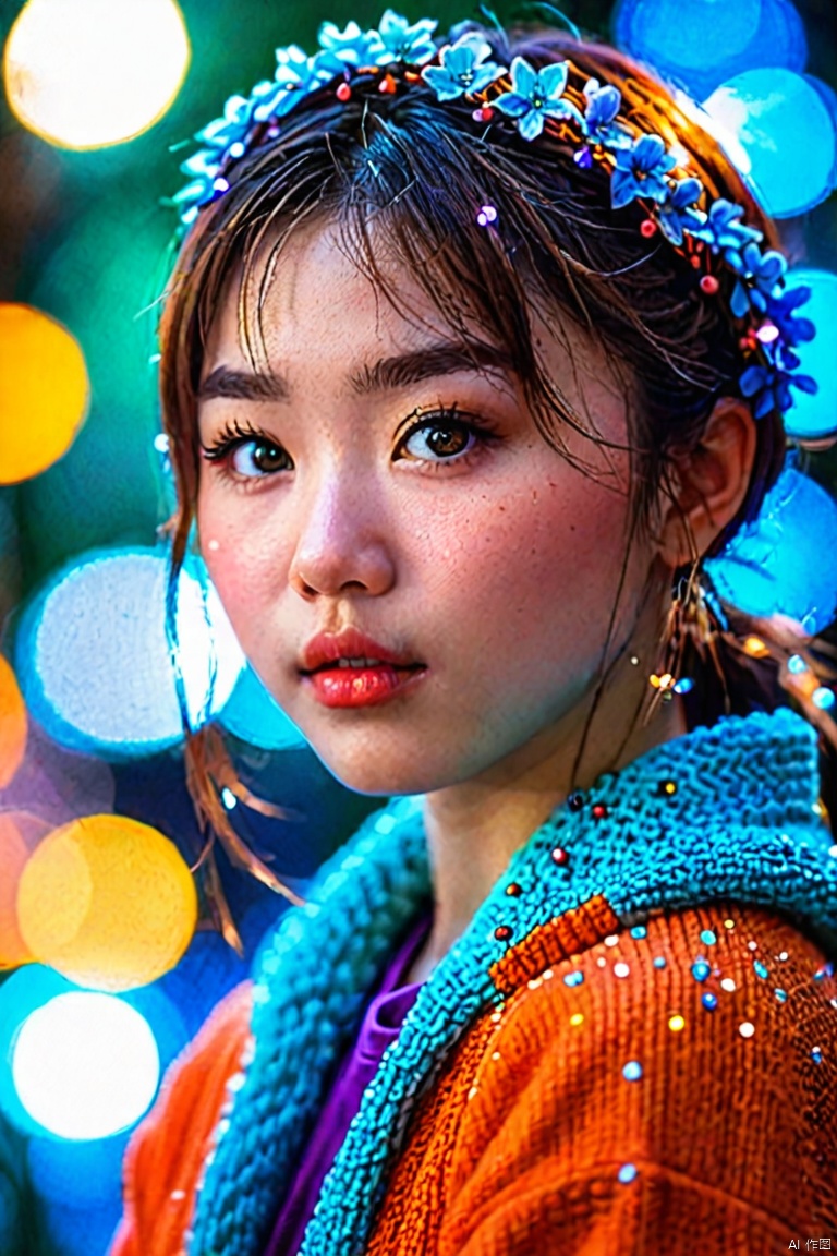 girl, by Miki Asai and Brandon Woelfel, cinematic photo, 35mm photograph, film, bokeh, 4k, 8K, (masterpiece, best quality, perfect composition, very aesthetic, absurdres, ultra-detailed, intricate details, Professional, official art, Representative work:1.3)