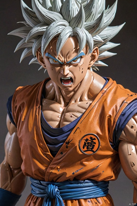 anime art,dragonball,angry, (best quality, perfect masterpiece, Representative work, official art, Professional, high details, Ultra intricate detailed:1.3)