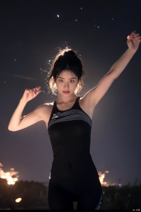  simple_background
,wearing Lycra, Black hair styled as Shaggy, at Nighttime, Very wide view, Classical, Beautifully Lit, pinhole lens, halftone texture, "Stars ignite the night, celestial flames dancing across the heavens, igniting dreams in our hearts.
naked