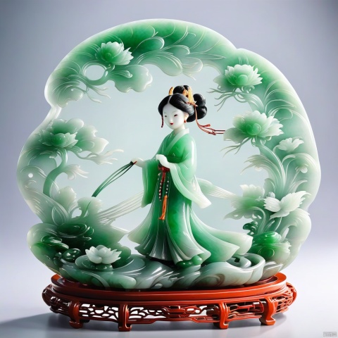 Woman,Made of translucent jadeite