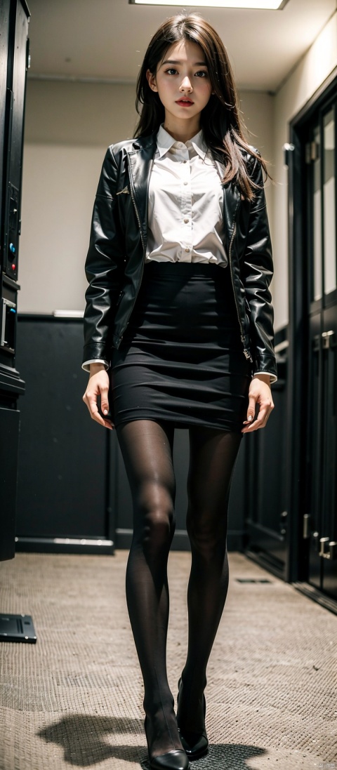  Super long legs, 1 girl, standing,skinny
Professional studio, integrated short skirt,pantyhose,sssr, sssr