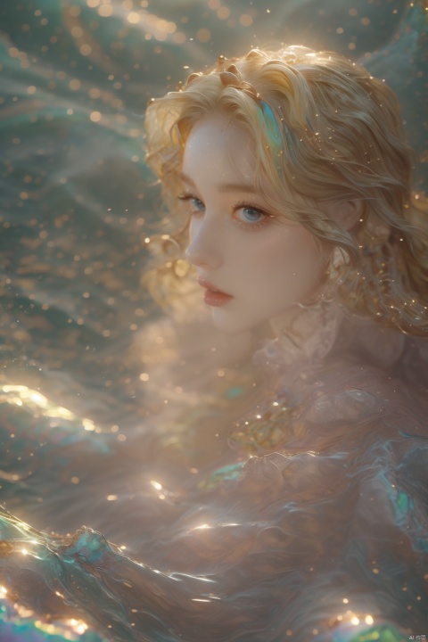  Illustrative style,1girl,front view,full body:1.4,young woman elf,cute cartoon character,She wore a garland of flowers on her head,Long blonde hair,blue eyes,vibrant colors,colorful,cute,adorable,intricately-detailed,delicate,beautiful,stunning,breathtaking,intricate detail,insanely high detail,volumetric lighting,fantasy background.flat,best quality,TT seecolor Flower field, Rainbow foil, hologram girl, Mermaid, eluosi, WZRYdiaochanYYWN