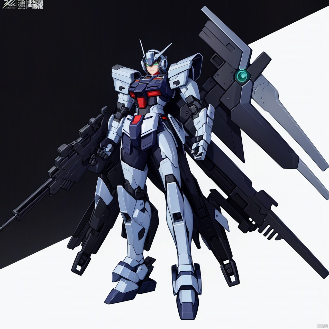 (masterpiece:1.3), (the best quality:1.2), (super fine illustrations:1.2), (Masterpiece), high quality, high detail, (white background:1.2), looking at viewer, (SOLO:1.4), outline, simplebackground, full body,
Gundam, solo, holding, green_eyes, weapon, wings, holding_weapon, gun, no_humans, glowing, robot, holding_gun, mecha, glowing_eyes, flying, science_fiction, mechanical_wings, v-fin, energy_gun, beam_rifle, cinematic lighting,strong contrast,Gundam,SRS,mechanical buddy universe
, fu hua, Anime