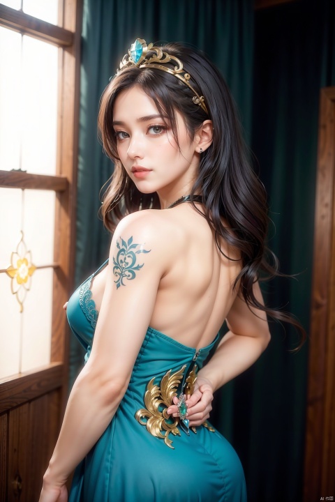 (1girl), light and shadow, wabstyle, glowing, white hair, long hair, wind, two-tone body, two-tone hair, (put nothing on:1.8),cleavage, shine tatoo, upper body, (photorealistic:1.4), flash, cinematic angle, mysterious, magical, obsidain, backlighting, fluctuation, 8k, photo, red, translucent, X-ray, goddess, (chakra:1.2),dress, glowing body, elegant, ntricate details, highly detailed,cinematic, dimmed colors, dark shot, muted colors, film grain, depth blur, blurry background dof, bokeh, realistic, realistic skin, Newspaper wall, huge filesize,newspaper, drakan_longdress_dragon crown_headdress, BY MOONCRYPTOWOW, Muscle and ass and selfie