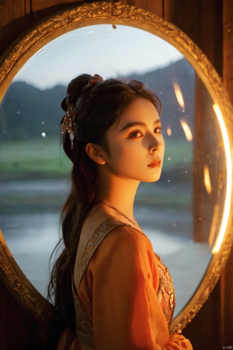  Main Character:a kind and courageous young woman.Magic Item:A glowing mirror that allows Rani to travel to different worlds.