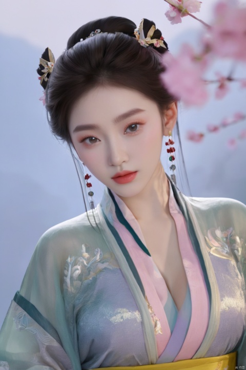  Best quality,realistic,photorealistic,masterpiece,extremely detailed CG unity 8k wallpaper,best illumination,best shadow,huge filesize,incredibly absurdres,absurdres,looking at viewer,
smog,gauze,vase,petals,traditional chinese room,detailed background,wide shot background,
1gilr,Hairpins,hair ornament,slim,narrow waist,(huge and plump breasts:1.8),(Full chest),perfect eyes,beautiful perfect face,perfect female figure,detailed skin,delicate pattern,detailed complex and rich exquisite clothing detail,delicate intricate fabrics,charming,alluring,seductive,erotic,enchanting,
hanfu,song style outfits,daxiushan,daxiushan style, daxiushan,hanfu, Realistic, Face Score, light master, 1girl, Miao clothing, Liuli