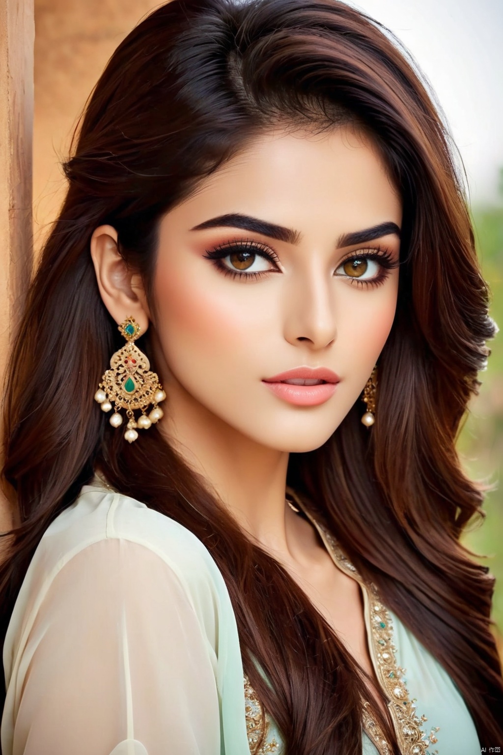 a beautiful pakistani girl wh | image created by user_643141193336784981 |  Tensor.Art