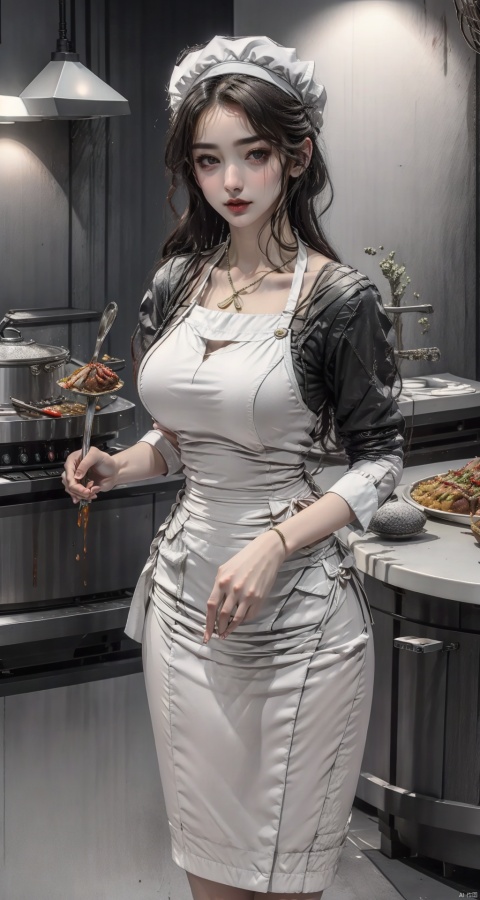  extremely detailed CG unity8 k wallpaper,masterpiece,best quality,ultra-detailed,best illustration,best shadow,an extremely delicate and beautiful,

Woman, in chef's uniform, Summer, outdoor kitchen, vibrant colors, Grill, cooking festival, culinary innovation, creating flavors, confident face, (photo realistic: 1.3), Natural lighting, (food enthusiast skin: 1.2), 8K ultra-hd, DSLR, high quality, high resolution, 8K, sizzling dishes, culinary creativity, ChefWoman, Flavorful age, chef's hat, apron, wooden spoon, condiments, passion for gastronomy, CulinaryArtisan.