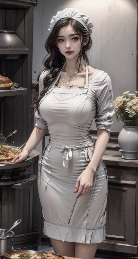  extremely detailed CG unity8 k wallpaper,masterpiece,best quality,ultra-detailed,best illustration,best shadow,an extremely delicate and beautiful,

Woman, in chef's uniform, Summer, outdoor kitchen, vibrant colors, Grill, cooking festival, culinary innovation, creating flavors, confident face, (photo realistic: 1.3), Natural lighting, (food enthusiast skin: 1.2), 8K ultra-hd, DSLR, high quality, high resolution, 8K, sizzling dishes, culinary creativity, ChefWoman, Flavorful age, chef's hat, apron, wooden spoon, condiments, passion for gastronomy, CulinaryArtisan.
