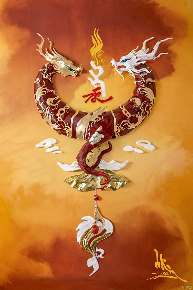  Prosperity brought by the dragon and the phoenix