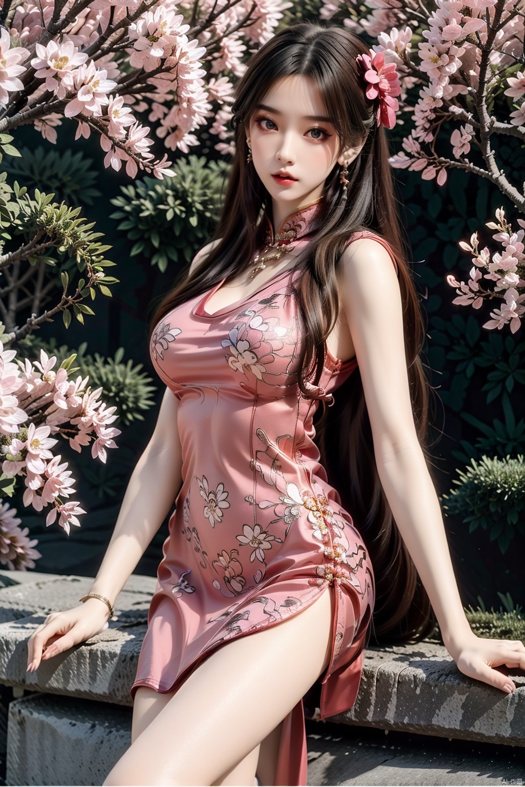  DC,1girl,dress,solo,high heels,chinese clothes,pink dress,china dress,long hair,brown hair,jewelry,earrings,looking at viewer,hair ornament,flower,sky,scenery,cherry blossoms,outdoors,grass,east asian architecture,(sitting:1.3),, (raw photo:1.2),((photorealistic:1.4))best quality,masterpiece,illustration,an extremely delicate and beautiful,extremely detailed,CG,unity,8k wallpaper,Amazing,finely detail,masterpiece,best quality,official art,extremely detailed CG unity 8k wallpaper,absurdres,incredibly absurdres,huge filesize,ultra-detailed,highres,extremely detailed,beautiful detailed girl,cinematic lighting,1girl,pale skin,tall female,(perfect body shape),skinny body,Slender legs, 1girl,pencil_skirt,high_heels,police,red_bra,pantyhose