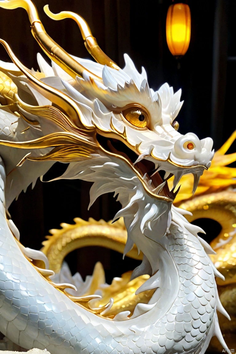 提示Queen Dragon Mother enchanting figure beautiful beauty Beauty Dragon Mother of the Dragon full of white dragon above the air puffers the dragon Queen behind the dragon guard hair bright eyes with golden light do not bad hands