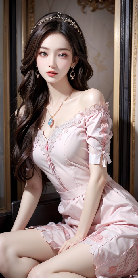  masterpiece, round eyewear,best quality, delicate face, beautiful girl, noble, aristocratic etiquette, banquet, aristocratic banquet, long blonde hair, red pupils, earrings, gorgeous dress, evening dress, white stockings, exquisite background, highest quality, European, gorgeous, aristocratic ladies, large skirt, multi-layered skirt, pink rose, pink gemstone earrings, pink gemstone necklace, gorgeous, dignified, elegant, intricate skirt pattern, gorgeous palace, masterpiece, perfect, first-class, highlights, bright and colorful tones, 3D, High resolution, 1 girl, all fours,Spread legs, hm