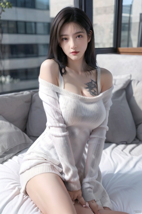  1girl,sex,gigantic_breasts,tattoos,
sweater dress
,my,tifa,hm