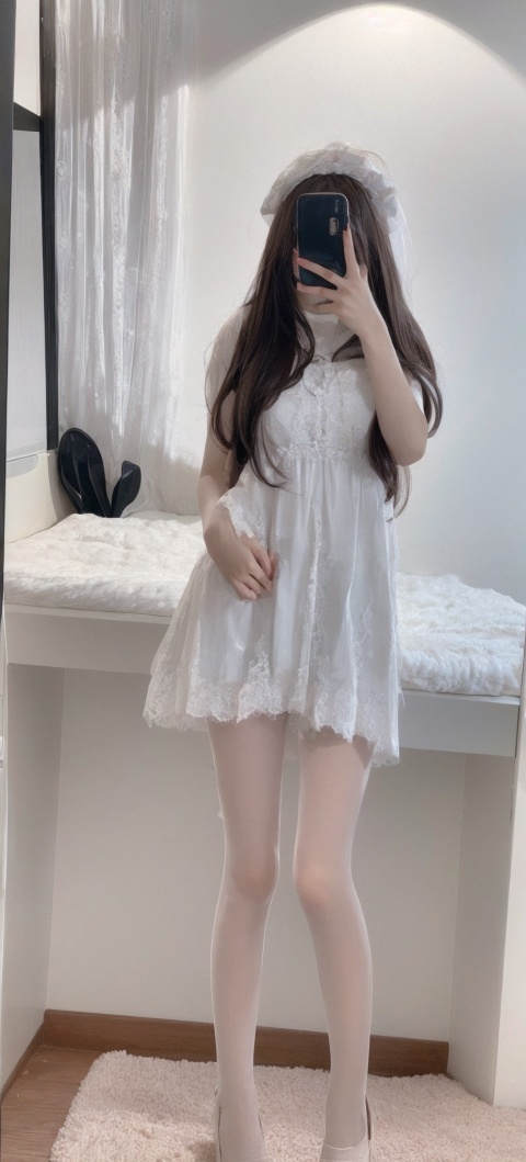  Best quality,1girl named aki, (aki's face),aki,long wavy hair,good proportions,shapely body, dress, indoors, full_body,xtt