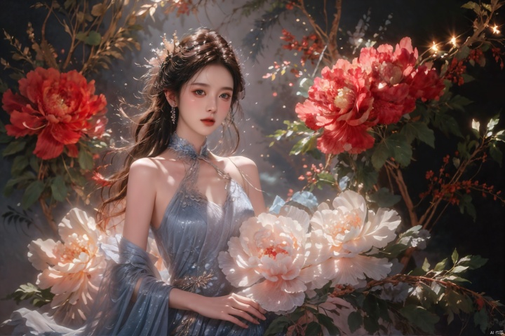  masterpiece,(best quality),official art, extremely detailed cg 8k wallpaper,((crystalstexture skin)), (extremely delicate and beautiful),highly detailed,1girl,solo,long hair,ruhua, qianjin