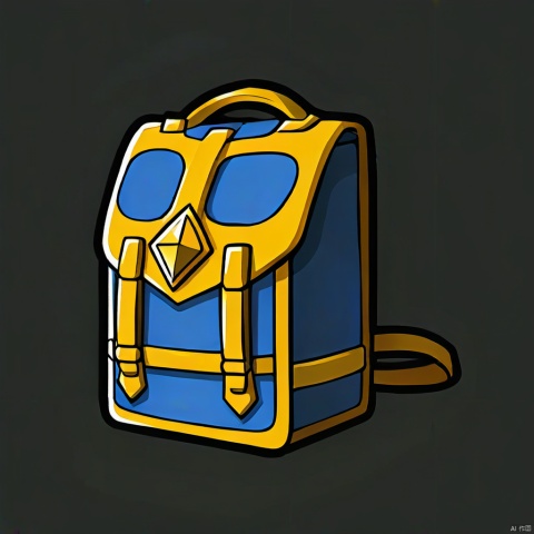  ash, Game props design, schoolbag