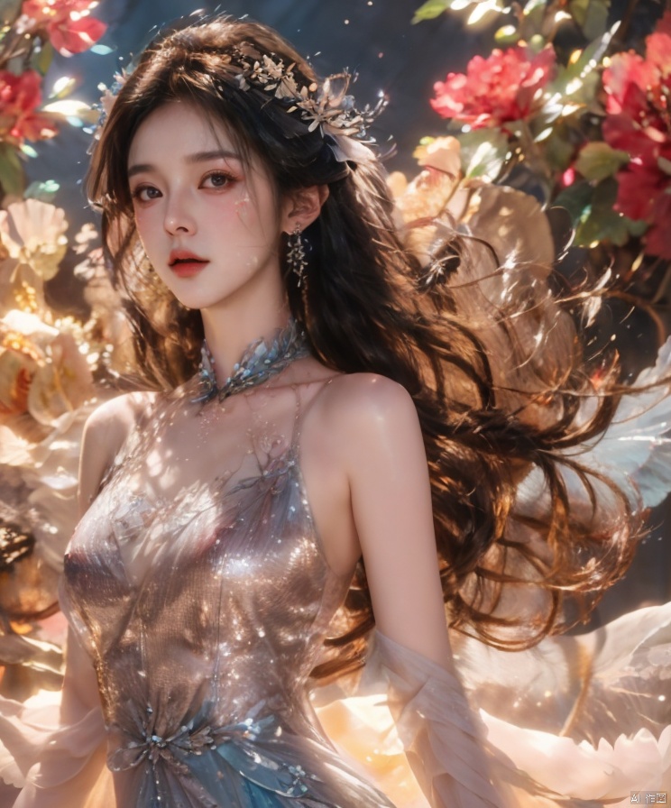 masterpiece,(best quality),official art, extremely detailed cg 8k wallpaper,((crystalstexture skin)), (extremely delicate and beautiful),highly detailed,1girl,solo,long hair,ruhua, qianjin, liuyifei, (\yan yu\), duoliya