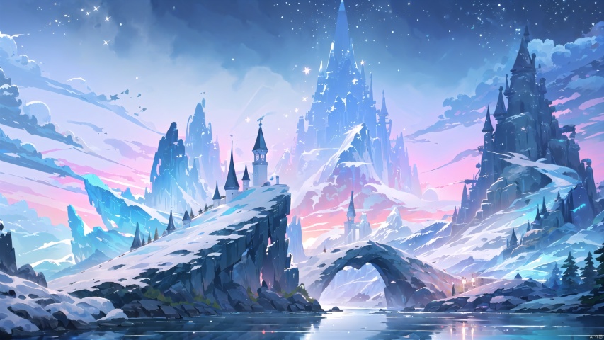  (((masterpiece))), ((extremely detailed CG unity 8k wallpaper)), best quality, high resolution illustration, Amazing, highres, intricate detail, (best illumination, best shadow, an extremely delicate and beautiful),

2D ConceptualDesign,, scenery, mountain, outdoors, ice, whale, animal, aurora, sky