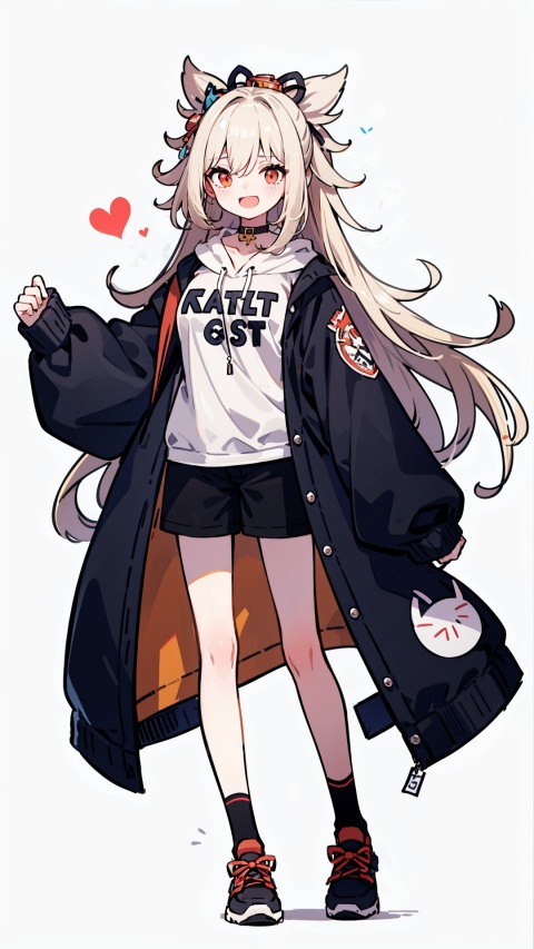  yoimiyadef, red eyes, yellow hair, hair ornament, shorts, solo, large breasts, legs,skirt, long hair,(white t-shirt) ,(black_hoodie),hair over one eye,

1girl,, white background,
simple background,Black hoodie with white t-shirt,,graffiti,dynamic,spreading,girl,sneakers,girl with 
black BackPack,clouds,
open mouth,laughing,full body,((street))

 scenery,masterpiece, best quality,masterpiece, best quality, no_humans,