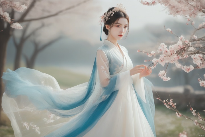  masterpiece, The best quality, 1girl, luxurious wedding dress, dreamy scene, white background, front viewer, looking at viewer, Flowers, romantic, Bride, Translucent white turban, UHD, 16k, , sparkling dress, yunbin, full_body, white stockings, , chinese dress,white dress,
chinese clothes,dress,white dress,floral print,china dress,blue dress,hanfu,long sleeves,print dress,robe,skirt,sleeveless dress,widesleeves, weddingdress, jinchen, see-through, tutult, qingsha, tutultb, xinniang