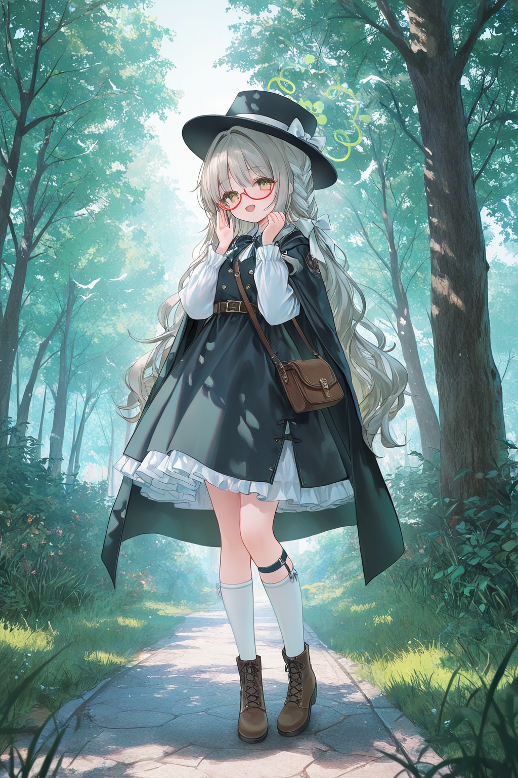 miyo \(blue archive\),  blush,  smile by 夜迷离 on Tensor.Art
