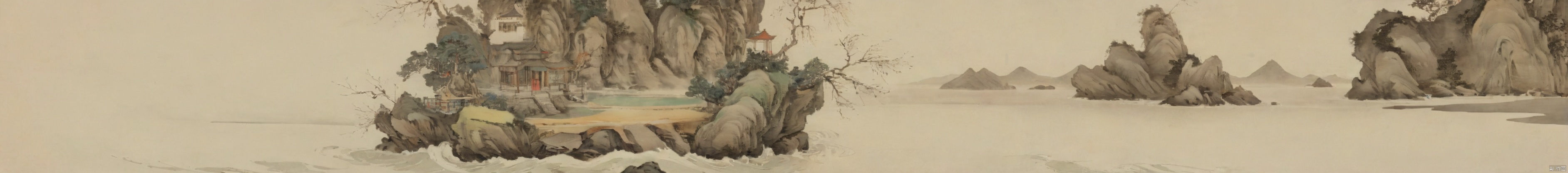 The mighty river, with its great waves, Fantasy, (ink style), (Chinese elaborate-style painting), excellent lighting, super detail, depth of field, Center the composition, studio Ghibli, science fiction, colorful, masterpiece, best quality, ((high saturation)),((ultra-detailed)), Fujifilm, (extremely detailed CG unity 8k wallpaper),(masterpiece), (best quality), (ultra-detailed), (best illustration),(best shadow), (an extremely delicate and beautiful), dynamic angle, floating, finely detail, abstract art, science fiction, Cyberpunk, masterpiece, best quality,((ultra-detailed)), Original, ananmo, black and white, greyscale, wash painting, Chinese traditional painting, monochrome, sketch, minimalism, pencil drawing, clear lines, low angle shooting, A minimalist design, traditional chinese ink painting