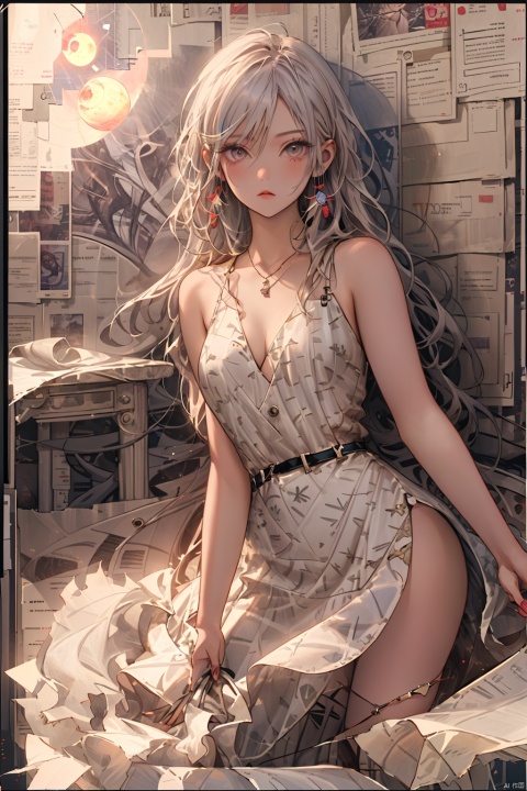  The art depicts a charming woman dressed in a flowing, oriental transparent dress, decorated with sexy patterns and bright colors. Showing small round ass, Her transparent dress drapes elegantly over her curvy figure, accentuating her seductive silhouette. She stood gracefully in the quiet moonlit night, bathed in the soft glow of the moonlight. The scene exudes an ethereal and dreamy atmosphere, with a touch of mystery and sexiness. The graphic style blends watercolor and digital illustration techniques to evoke a refined beauty and charm. The lights are filled with soft moonlight, casting soft highlights and shadows on her charming features. Bare buttocks, three-dimensional facial features, lying on bed, clear eyes, topless, nipples visible,full body,