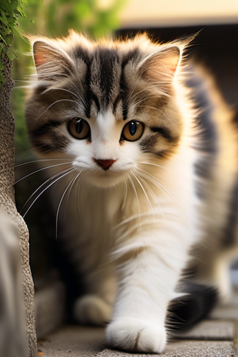 cat is catching,
High Resolution,Sharp Focus,Detailed Textures,Clear Shading ,Precision in Light,Fine Brush Strokes,Depth of Field,Reflective Surface,Subtle Transitions, landscape