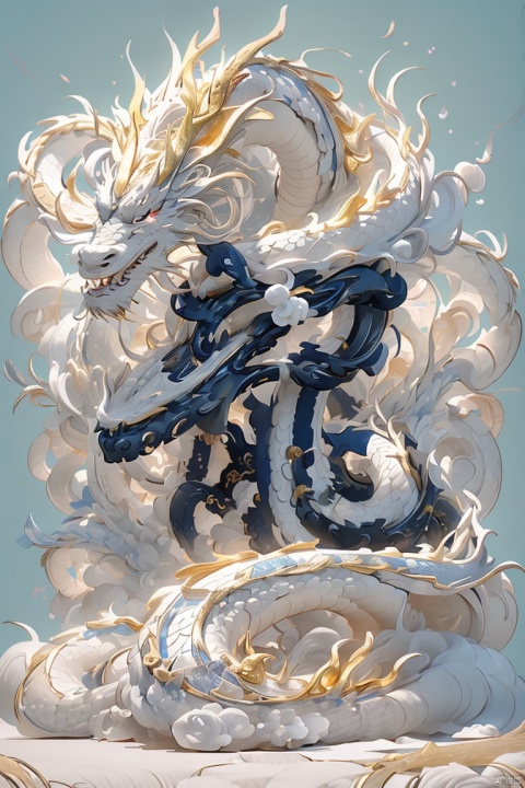  (colourful background:1.3), pure golden chinese dragon , embellished with chinese New Year elements,scattered gemstones,light and shadow sensation,3d rendering, realistic, , dofas, HFJL, (\long wang ga ma\), (\long yun heng tong\), eastern_dragon