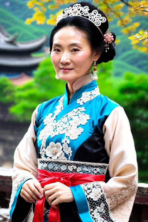  540-year-old woman, , yueliangmen, chengqiang, , blace lace,