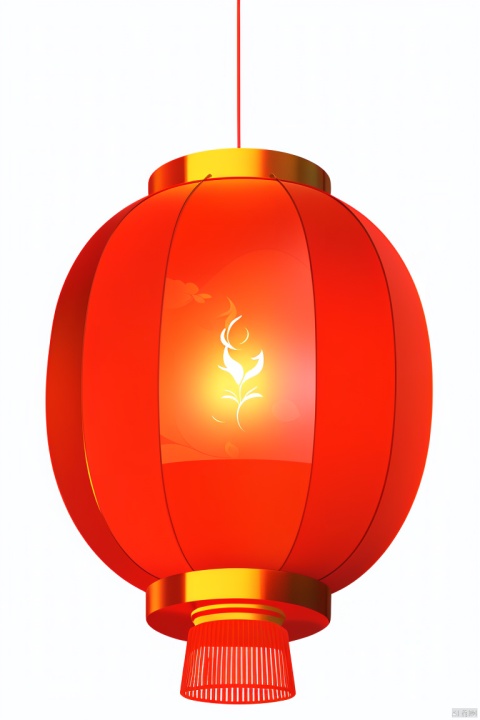  red lantern, illustration, simple background, white background, orange theme, luminescent,,