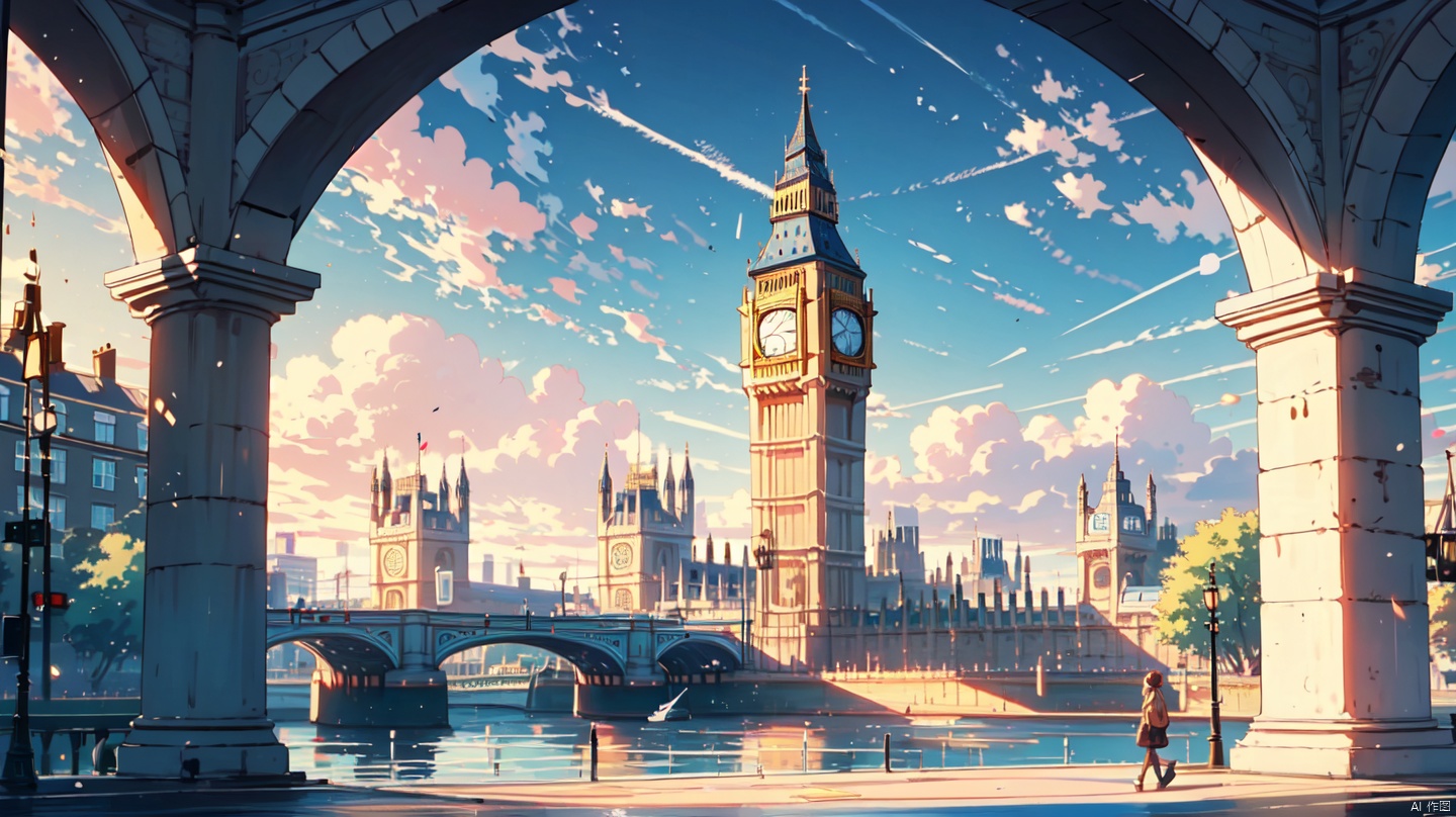  cozy animation scenes,london,fantasy,Clock 
