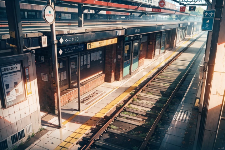  ( from above:1.2),(no humans:1.2),cozy animation scenes, (best quality), (masterpiece),outdoor,British style,london,england,streets,square,crossroads,subway station