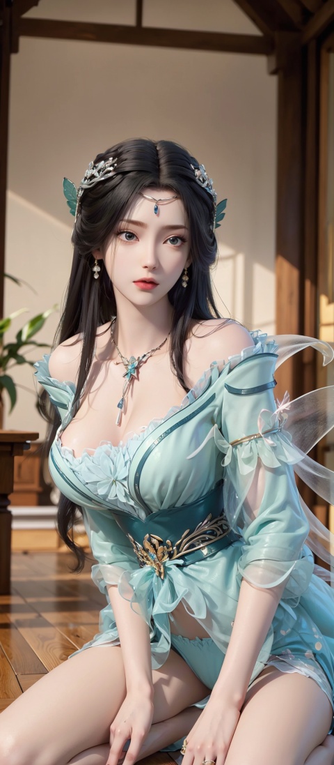 1girl, masterpiece,(best quality:1.2),official art,extremely detailed cg 8k wallpaper,((crystalstexture skin)),(extremely delicate and beautiful),queen,super crown,1gir,solo,looking_at_viewer,long_hair,lips,necklace,jewelry,hair ornament,day,,upper body,breast biting,fur-trimmed coat,shelf bra,cumdrip onto panties,kneeling,Lean forward,