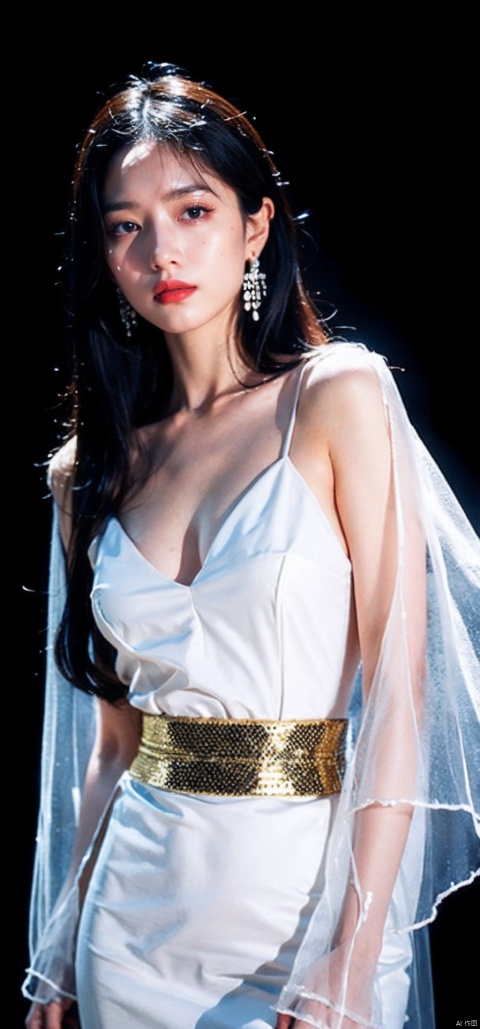 masterpiece,1girl,white dress,upper body,walking,looking at viewer, masterpiece,32k,extremely detailed CG unity 8k wallpaper, best quality, vibrant colors, break, china goddess, see through,1girl, long hair, black hair,dodger red see through clothes,gold dress,transparent shawl,1girl,red hanfu,earrings,best quality,masterpiece,RAW photo, detailed face, beautiful symmetrical face, cute natural makeup, sadness, feminine, highly detailed, oriental minimalism, subtle elegance, hd , in the style of elegant clothing, realistic yet ethereal, simplistic designs, oriental, whimsical shapes, serene harmony beautiful symmetrical face, elegant, feminine, highly detailed, intricate,best quality, ultra-detailed, masterpiece, hires, 8k,(photorealistic),transparent,skin white and smooth,transparent shawl,high heels,
