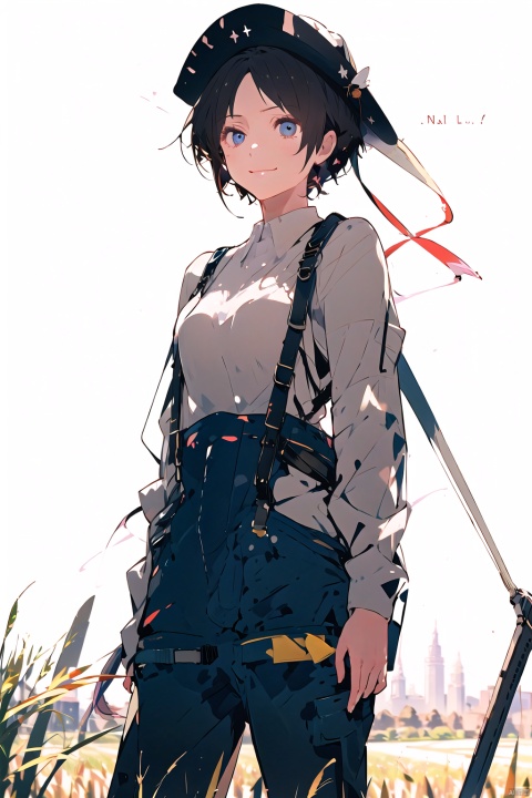  nai3 style, nai3style,1girl,solo,Jeanne_d'Arc,laborer,innocent_smile,simple_clothes,working_overalls,tool_belt,straw_hat,kind_eyes,wheat_field,sunlit,determined_posture,halo_effect,gentle_expression,historical_figure_modern_interpretation,rustic_background