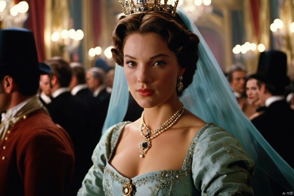  dutch angle of , directed by directors cinemastyles, An assassin blending into the crowd at a royal ball.