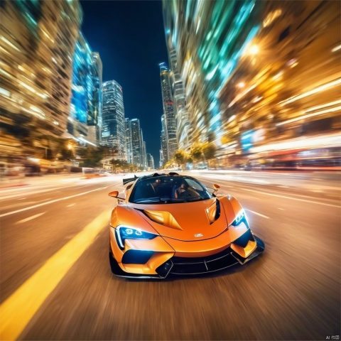  a sports car is racing very fast in city street at night,energy exploding, ,Time travel,speed lines,(motion blur:1.1),, (dynamic:1.1), (taken by go pro:1.3), (taken by 7.5mm fisheye lens:1.1), high-resolution,Photorealistic,realistic,analog style,realistic,film photography,soft lighting,best quality,ultra detailed,master piece