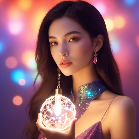  We May Have the Key To the Theory of Everything... Let me Explain With a Model, Sci-Fi, extremely detailed,glowing lights, beautiful magical sparkles, vibrant whimsical colors