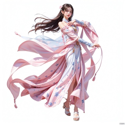  full moon,A huge moon,moonlight,1girl,Dynamic pose,cloud,constellation,dress,field,flower,flower field,galaxy,hanfu,leaf,light particles,Backless,Golden belt,night,full body,Diagonal back to the camera, looking sideways,Blue Hanfu,lily \(flower\),long hair,lotus,milky way,night sky,petals,sky,solo,space,star \(sky\),star \(symbol\),starry sky,starry sky print,white flower, 1girl, glow, hand101,Hazy light,Floodlight,Light effects,Optical ,black background,particle,Luminous,High brightness contrast, armor