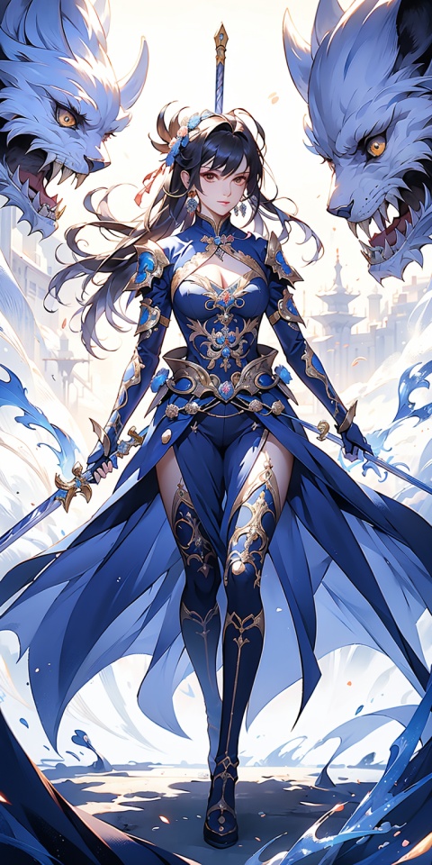  real skin,Tall figure, with rich details, (((masterpiece))), best quality,Correct scale, ultimate detail, illustrations, ultra high definition, 8k resolution, best image quality, high detail,Blademancer,swordsman,qingsha,1 girl