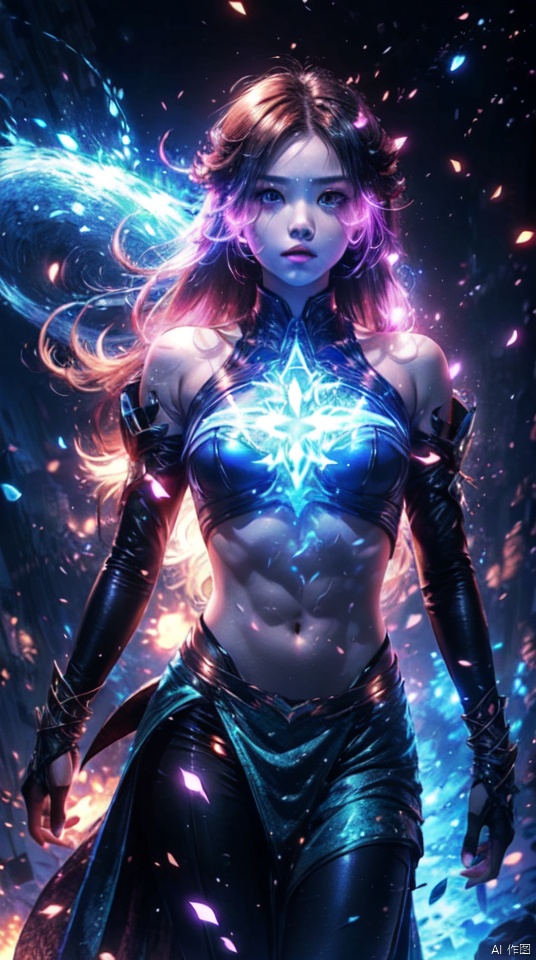  masterpiece, best quality, 1girl, solo, long hair, purple hair, slender,fantasy,,floating hair, glowing,
teal eyes,(bloom effect), (glow), bare shoulders, (muscle), white and pure white, small breasts, (abs), teal hair, (glowing), (strong body), dress, body neon trim,smirk,fire,electric ,magic, purple with red theme,galaxy,powerful ,fazhen, r1ge, CLOUD