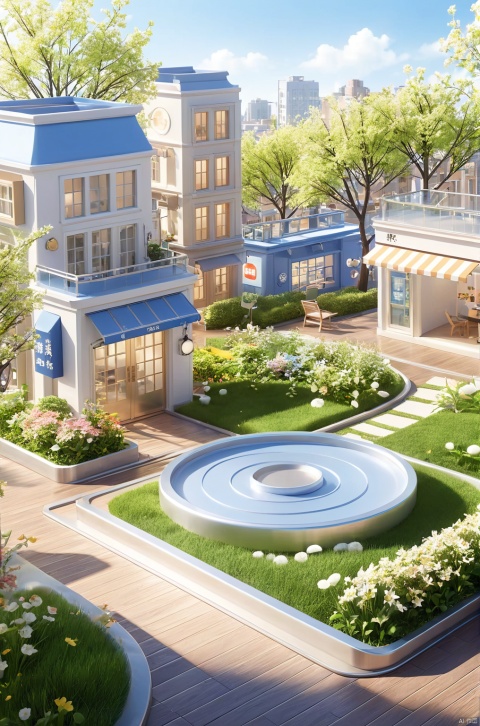 3D_style, outdoor, spring, and urban architectural scenery, creating vitality and joy., Good luster

professional 3d model, anime artwork pixar, 3d style, good shine, OC rendering, highly detailed, volumetric, dramatic lighting,