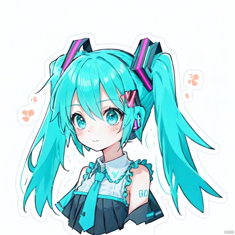 miku,logo, tiezhi