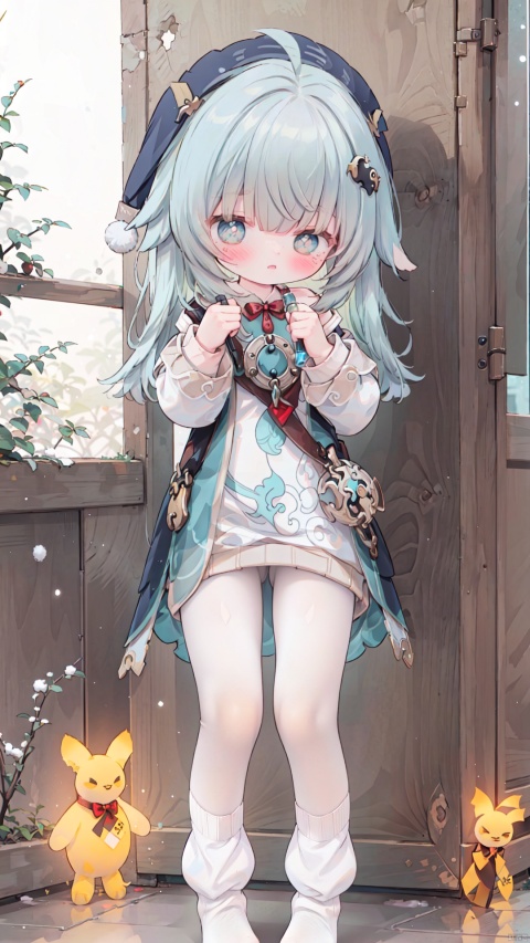 best quality,Christmas Day,1girl,muffler,long hair,sweater,drinking,new year,off shoulder,socks,bottle,long sleeves,milk,solo,ahoge,hand on hip,standing,new year,bangs,off-shoulder sweater,dress,no shoes,full body,blush,puffy long sleeves,sweater dress,puffy sleeves,Snow,snowing,outside,Pine,box,christmas lights,looking at viewer,ornament,(((white pantyhose,White Christmas socks:1.25))),furina,huohuohsr,barbaradef,focalors \(genshin impact\),huohuo,classroom,sit,cozy animation scenes, white pantyhose
