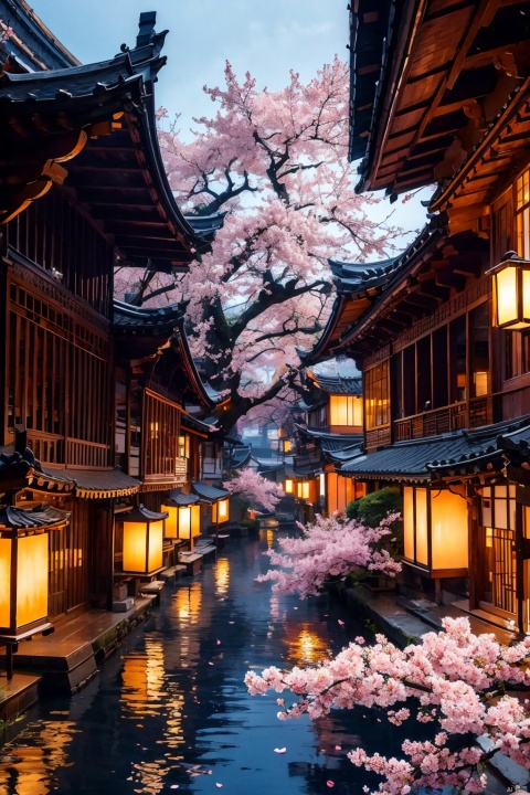 flower
￼
outdoors
￼
artist name
￼
tree
￼
no humans
￼
window
￼
night
￼
cherry blossoms
￼
building
￼
scenery
￼
lantern
￼
architecture
￼
east asian architecture
￼
￼
